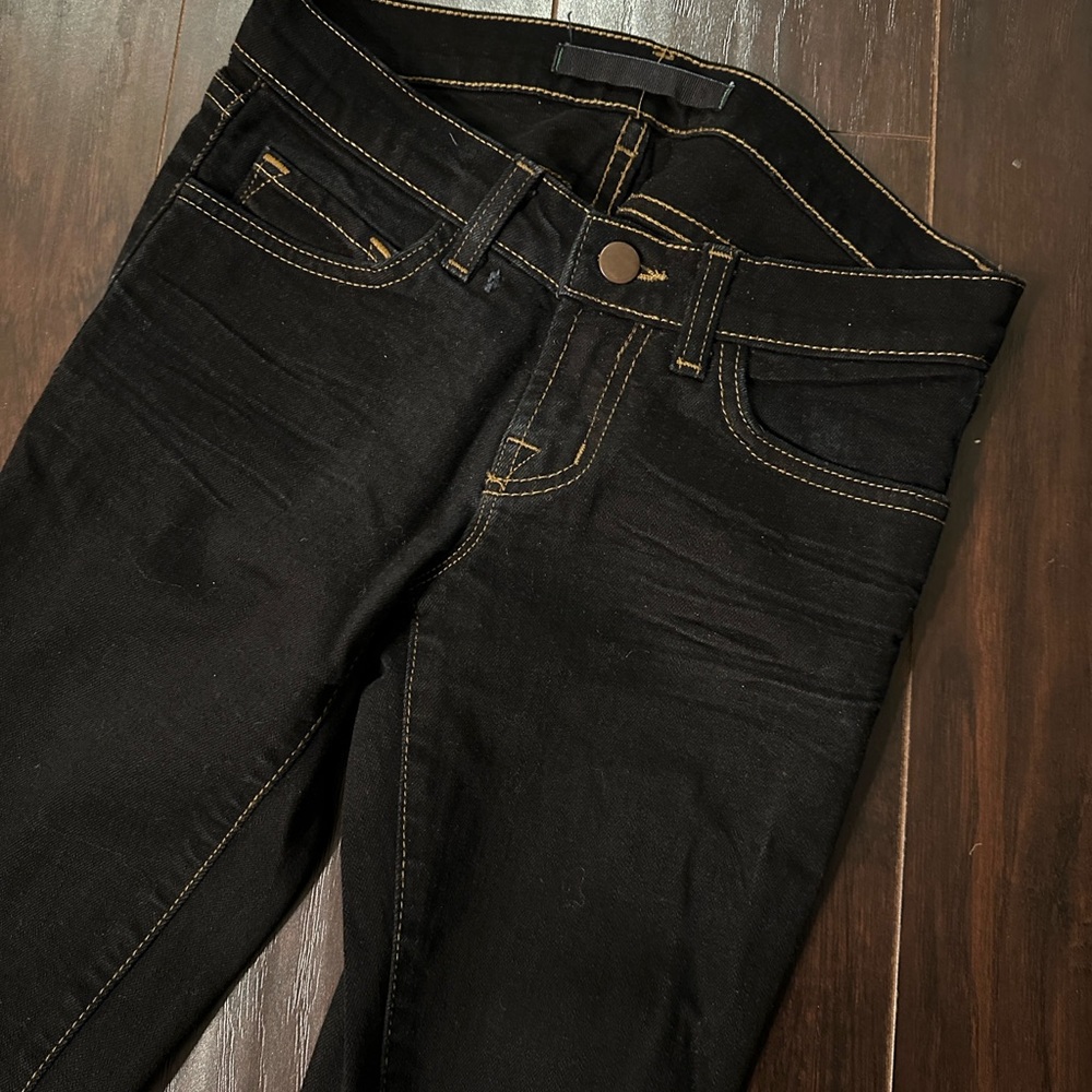 J Brand Jet Black Super Skinny Jeans size 23